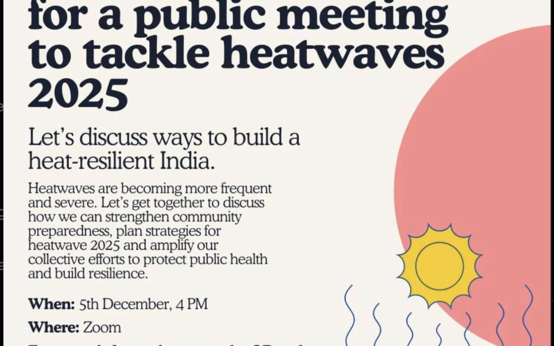 Let’s Talk Heatwaves ~ by Heat Watch India